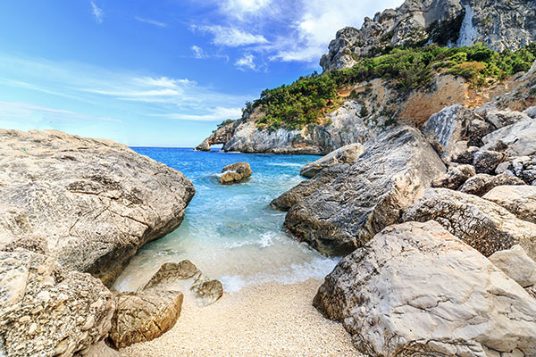 Malerische Bucht von Cala Goloritzé, Sardinien 