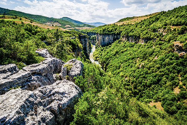 Canyon Corovoda, Albanien