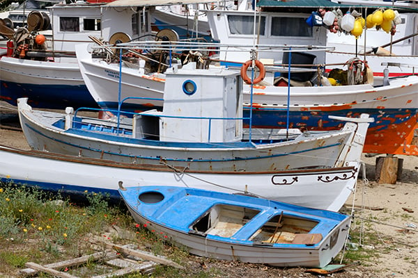Boote bei Neos Marmaras