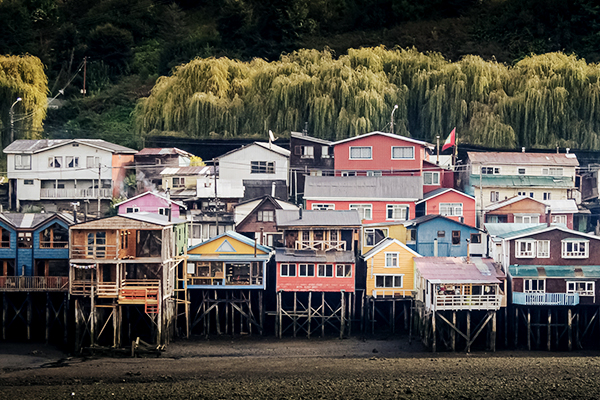 Palafitos de Castro auf der Insel Chiloe