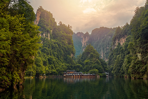 Baofeng-See im Zhangjiajie Nationalpark
