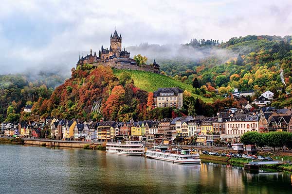 Blick auf die Stadt Cochem