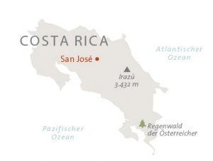 Costa Rica Landkarte