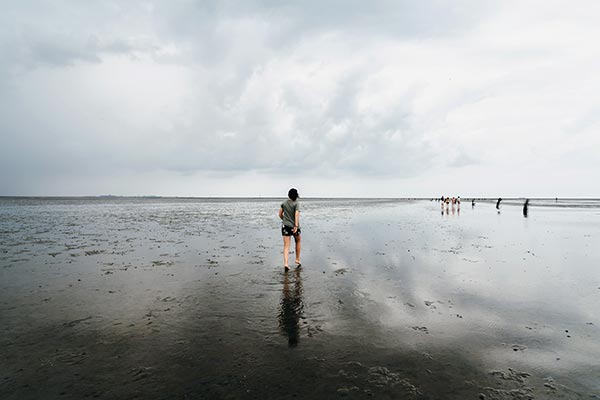 Das Wattenmeer bei Cuxhaven