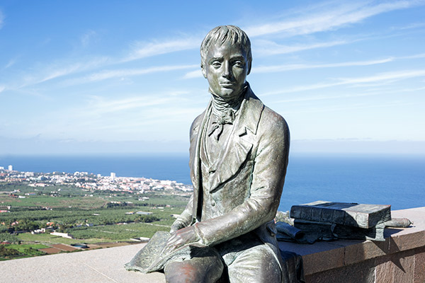 Statue Alexander von Humboldt, Teneriffa