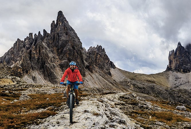 Mountainbiking in den Dolomiten