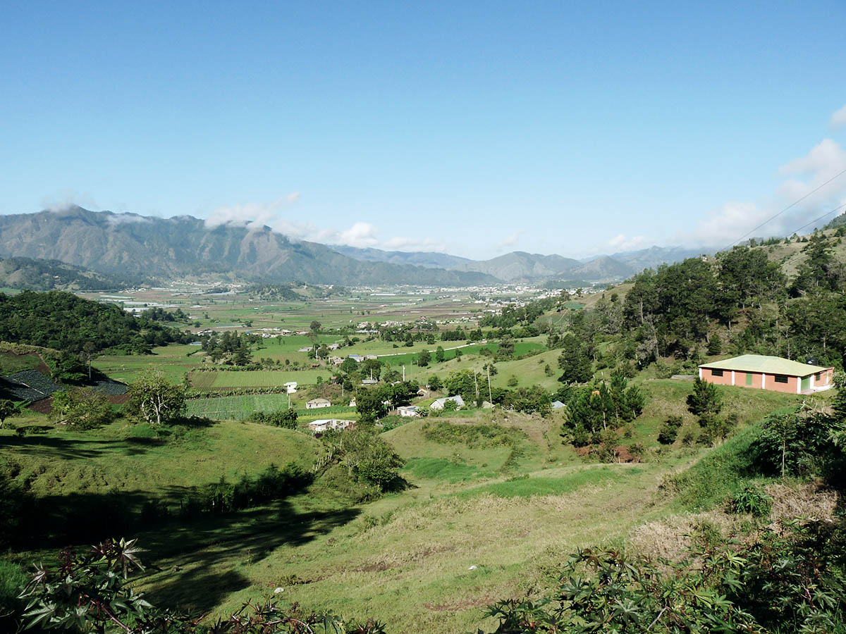 grüne Wiesen, Berge