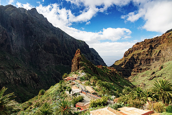 Dorf Masca im Teno Gebirge, Teneriffa