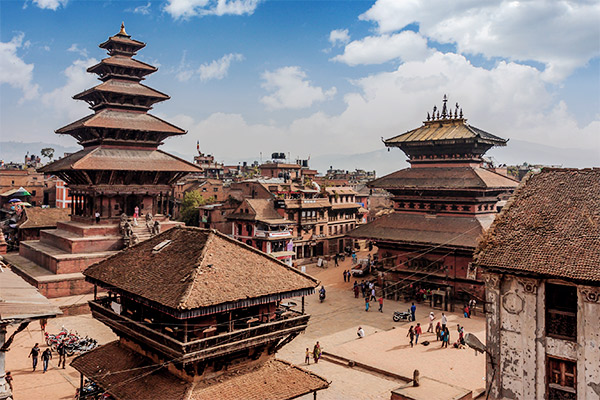 Durbar Square in Bhaktapur, Nepal