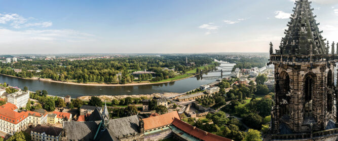 Blick auf Magdeburg