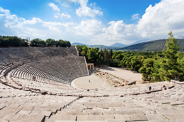 Theater Epidauros, Peloponnes