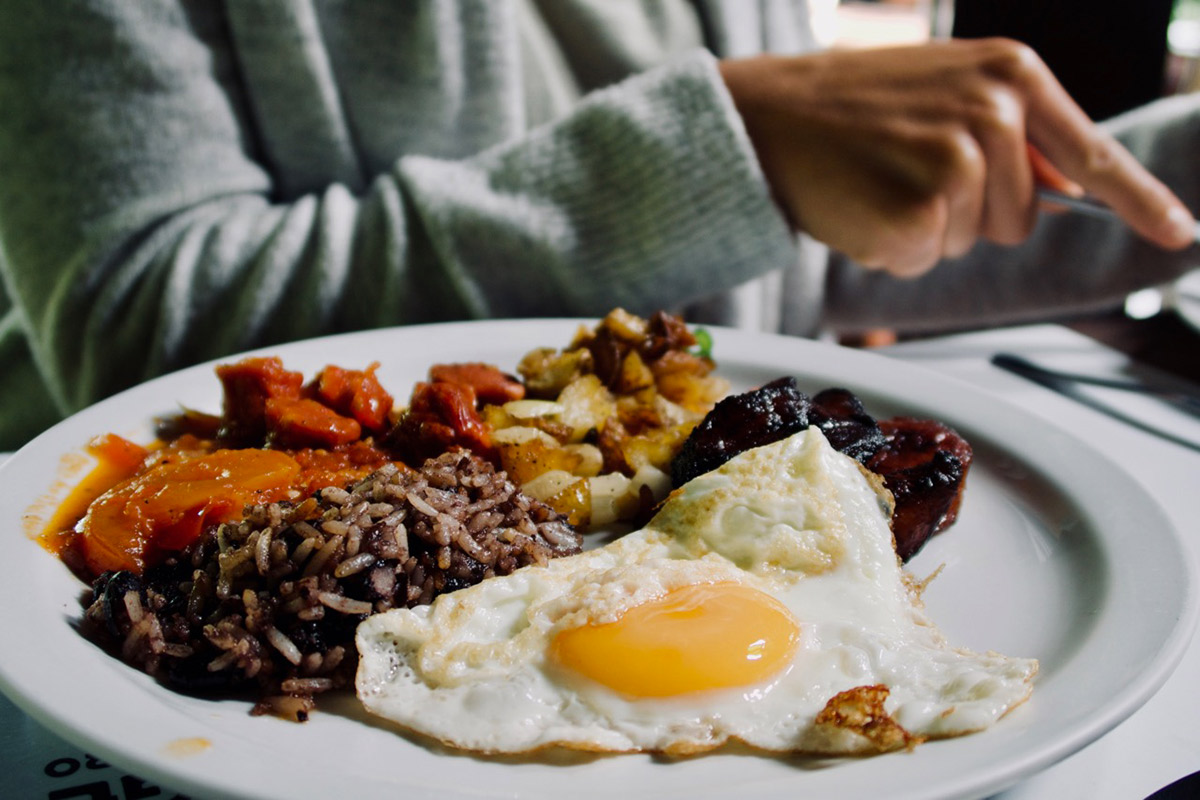 Traditionelles Frühstück