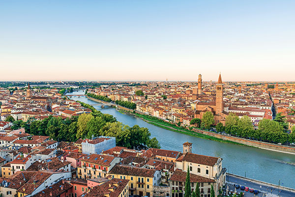 Blick auf Verona