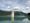Kirchturm im Reschensee Kirchturm in einem See, dunkelgrünes Wasser, Wolken am Himmel