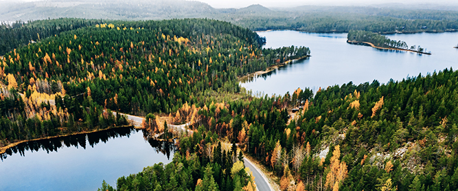 Finnland im Herbst