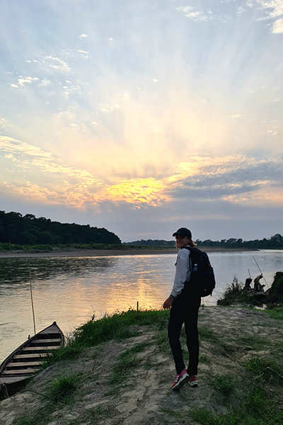 Fluss im Chitwan Nationalpark, Nepal