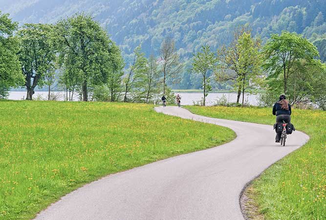 Flussradweg in Österreich