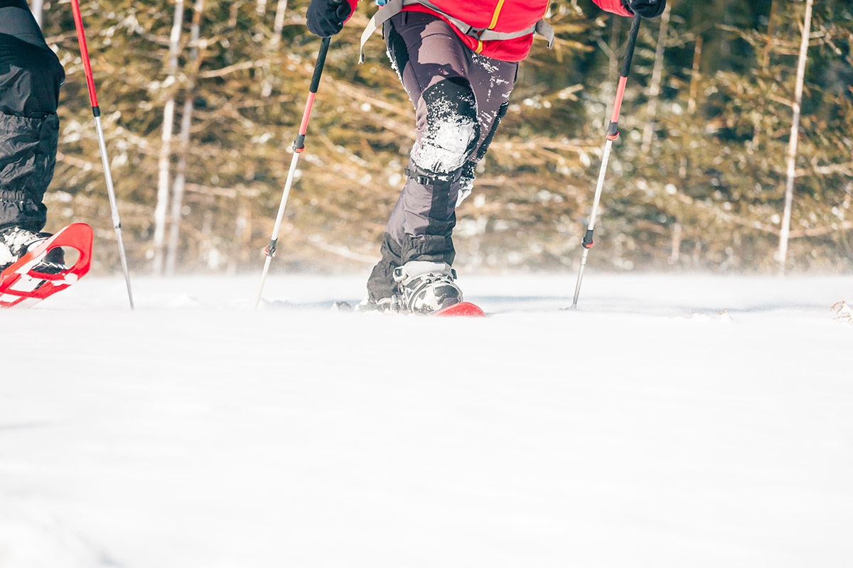 Gamaschen als Schutz gegen den Schnee