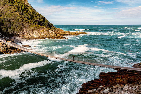 Berühmte Hängebrücke im Tsitsikamma Nationalpark
