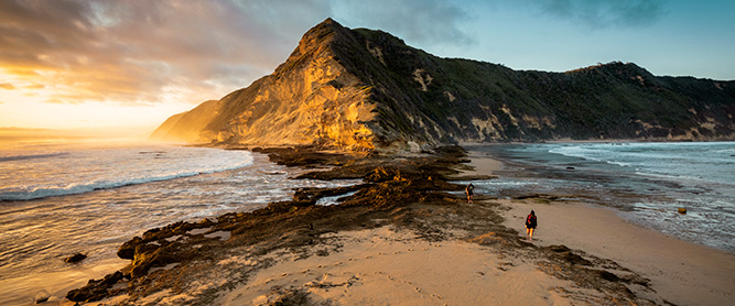 Gerickes Point Coastal Cliffs in Sedgefield auf der Garden Route
