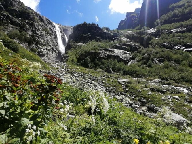 Wasserfall in Betscho