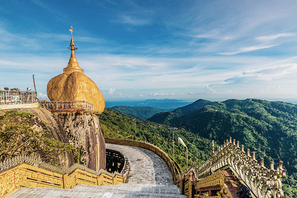 Goldener Fels, Myanmar