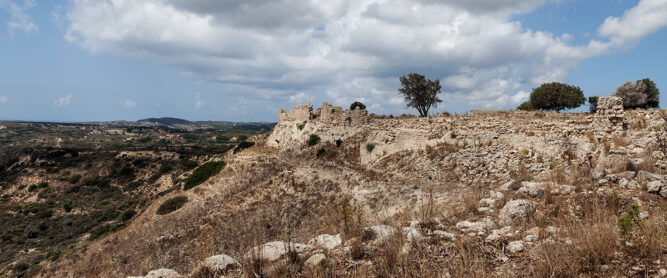 Aussicht auf das Dorf Antimachias auf der Insel Kos