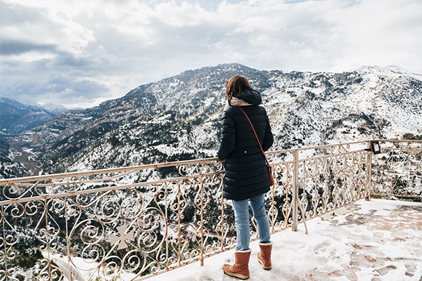 Griechenland im Winter