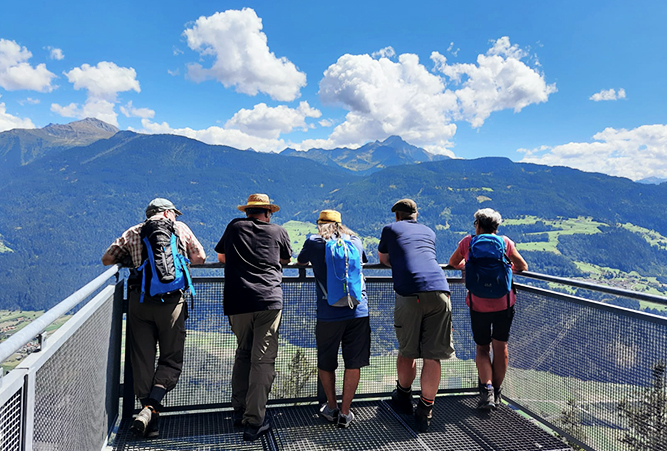 Ausblick von der Aussichtsplattform