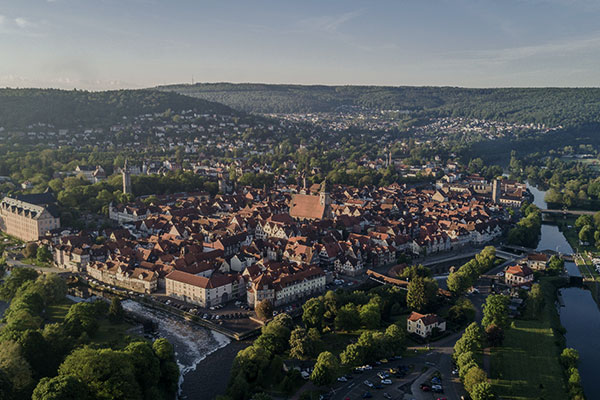 Blick auf die Stadt Hann. Münden