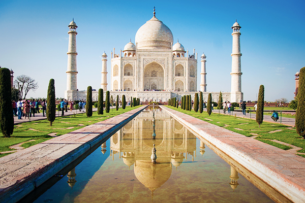 Das Taj Mahal in Agra