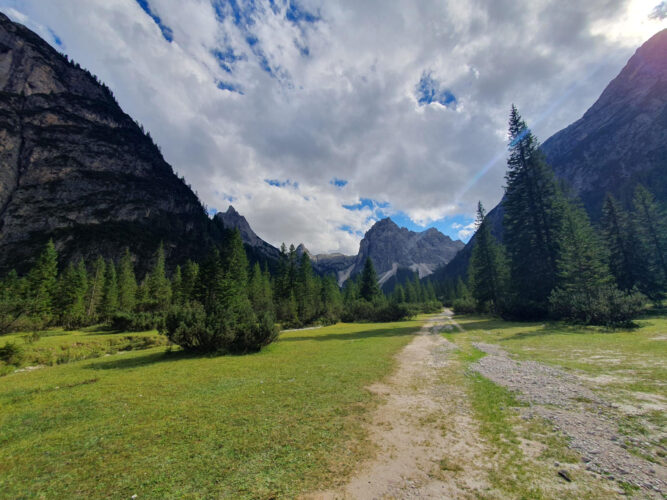 Wanderweg im Innerfeldtal, Drei Zinnen Nationalpark