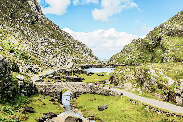Steinbrücke beim Gap of Dunloe des Ring of Kerry