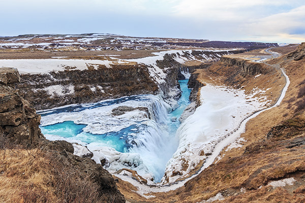 Gullfoss Wasserfall, Island