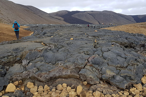 Lavafeld auf der Reykjanes Halbinsel