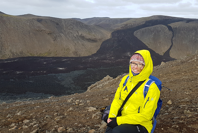 Vulkan auf der Halbinsel Reykjanes