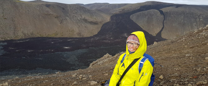 Vulkan auf der Halbinsel Reykjanes