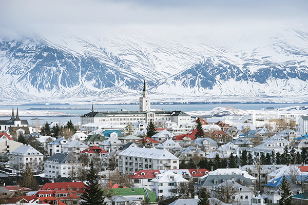 Reykjavik Winter, Island