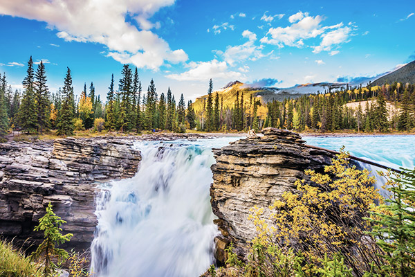 Wasserfälle im Jasper Nationalpark, Kanada