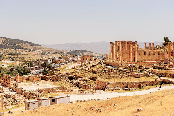 antike Ruinen von Jerash