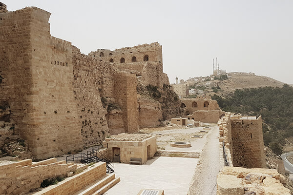 Mauern vom Schloss Kerak