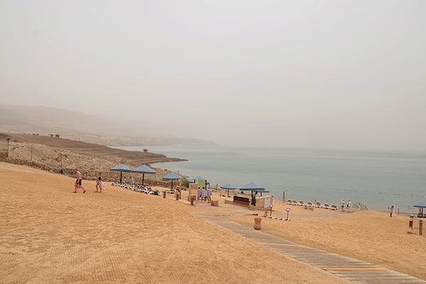 Strand am Toten Meer