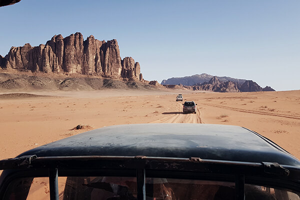 Jeepfahrt durchs Wadi Rum
