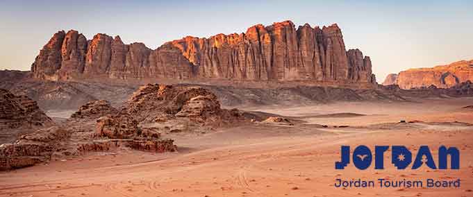 Landschaft im Wadi Rum