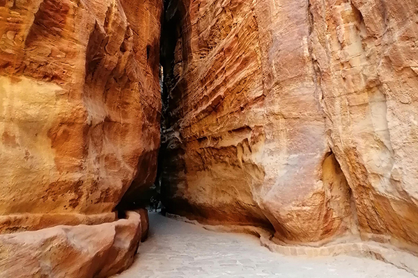 Schlucht in Petra