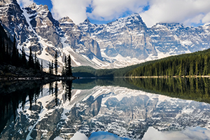 Moränensee in den Rocky Mountains