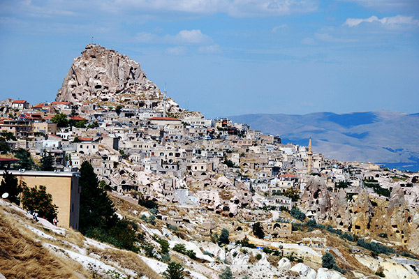 Der Burgfelsen in Uçhisar