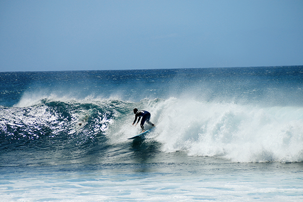 Surfer auf den Kapverden