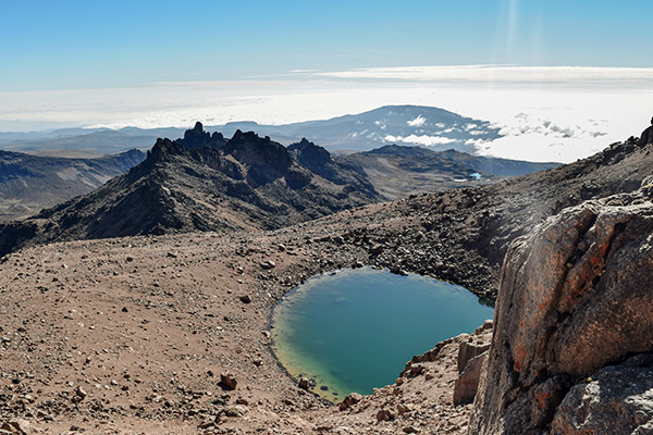 See am Mount Kenya, Kenias zweithöchstem Bergmassiv