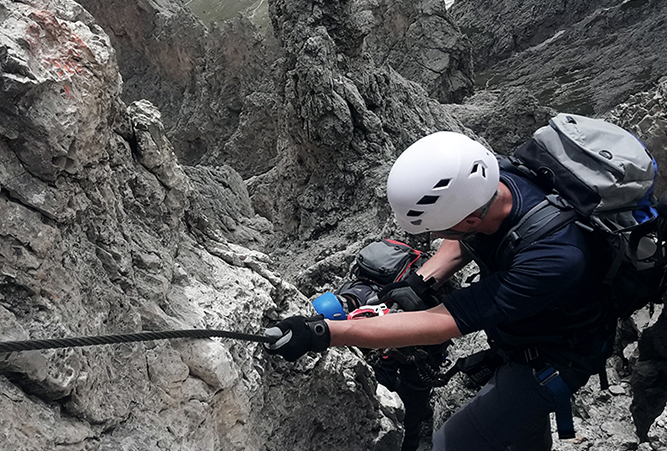 Klettern in den Dolomiten